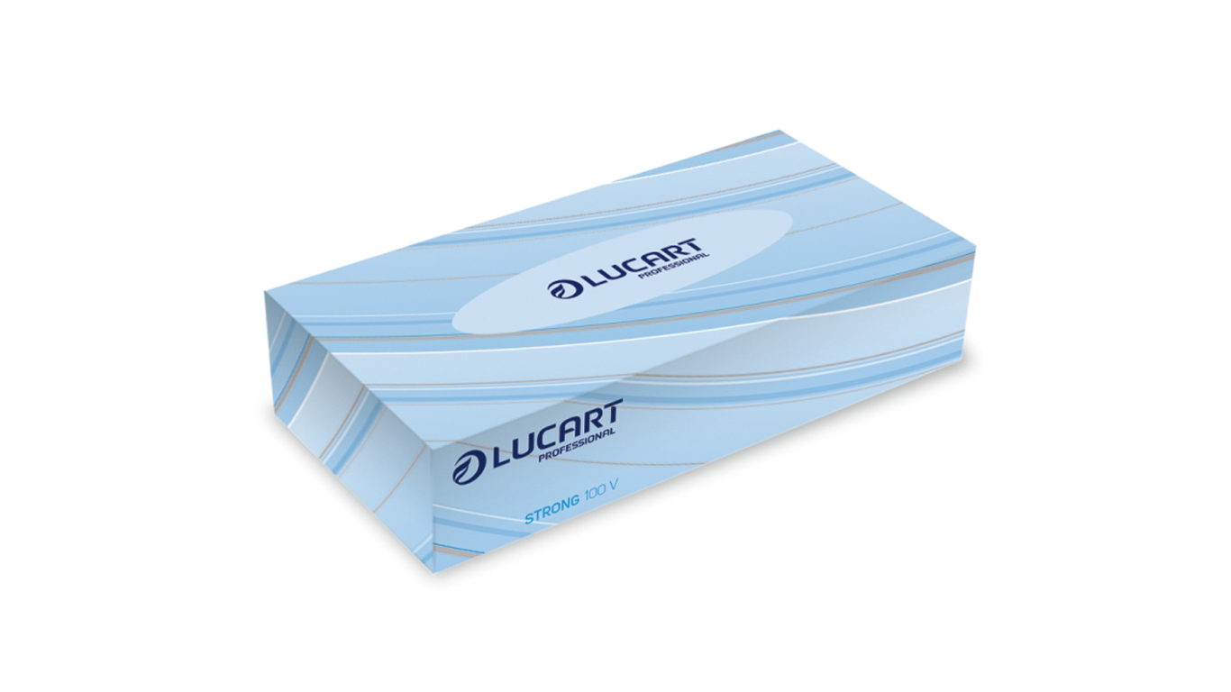 lencos-faciais-lucart-strong-100-v